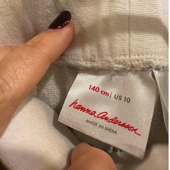 Hanna Andersson Toucan Flowers Track Shorts 100% Cotton Size 140cm 10Y - Picture 4 of 5